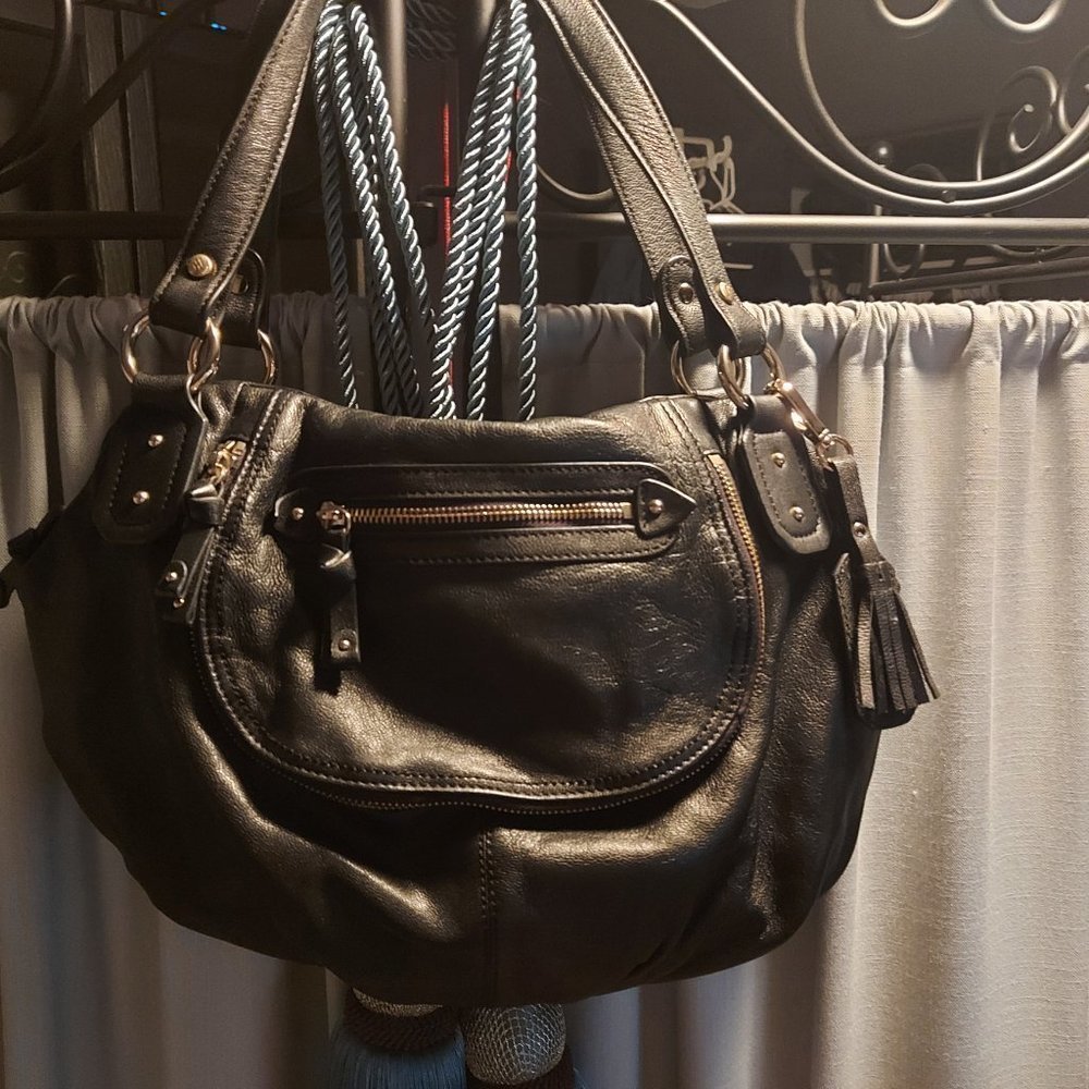 Hayden Harnett | Black Soft Leather Bag